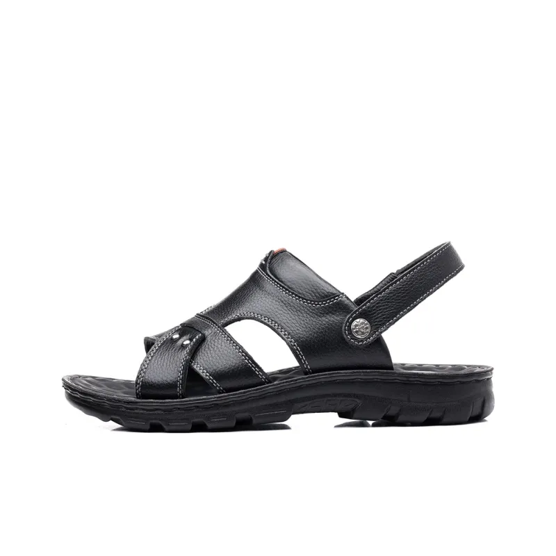 Pilot The Camel Refreshing Summer Roman Sandals Low Heel Men's-0