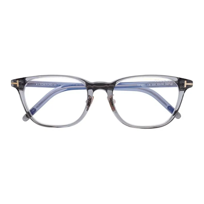 TOM FORD Plastic Square Eyeglass Frames Unisex Brown-0