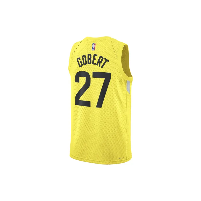 Nike NBA Collaboration Basketball Jerseys Logo Edition 2022/23 Utah Jazz Men's Yellow-1