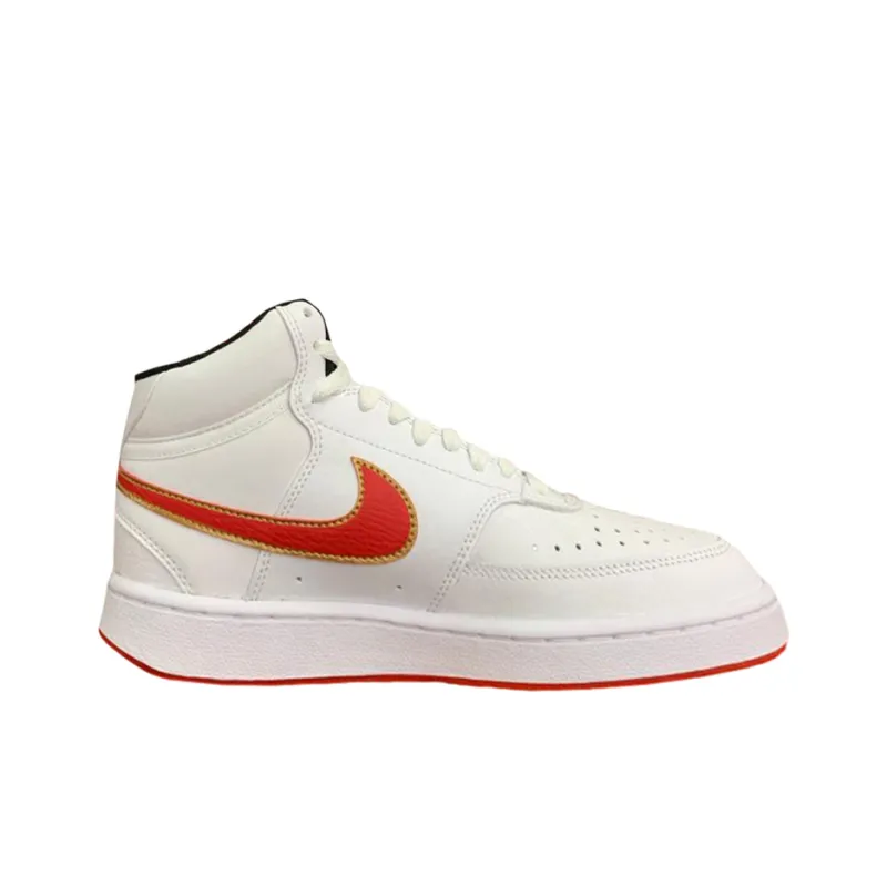 Nike Court Vision Mid White/Red Women's-1