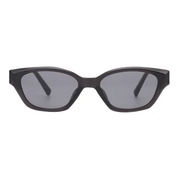 MARJAKURKI Plate Frame Round Sunglasses Unisex