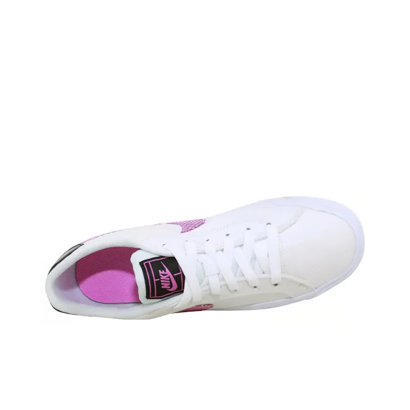 Nike Court Royale Wear-Resistant Low-Top Skateboard Shoes Women's White-3