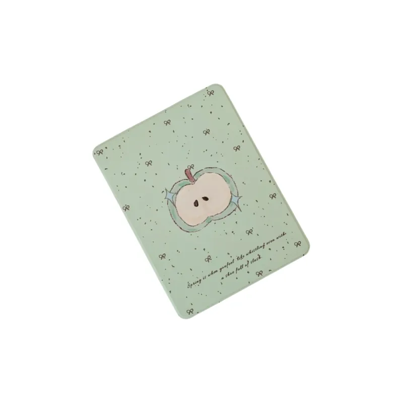 SHANGHUI Green Apple Bowknot Suitable For IPad Pro 2020/2021/2022 Full Screen Tablet Protective Cases-1