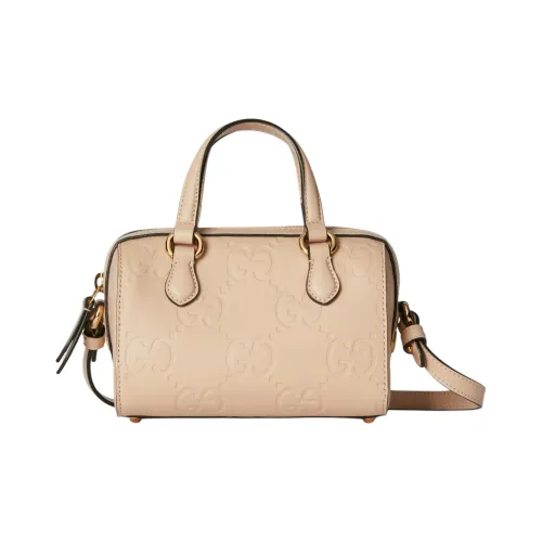 GUCCI Leather Shoulder Bag Crossbody Bag Handbag Extra Mini Women's Light Beige