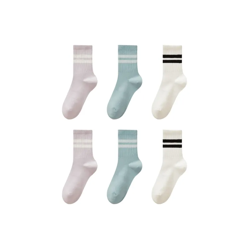 H YXIANG Mid Calf Socks Women's-4