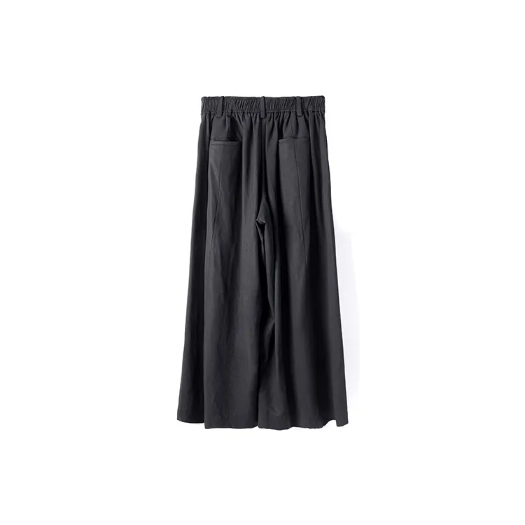 HUANXIANGZHE Casual Pants Unisex Black-1