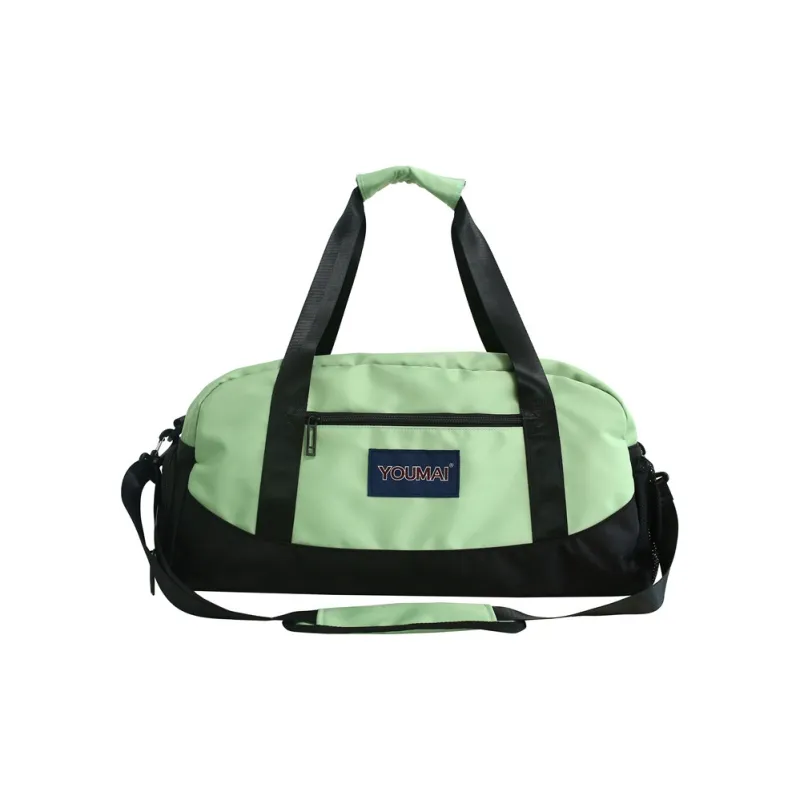 NIGEER Nylon Travel Bag Gym Bag Large Size Unisex Black/Red/Fruit Green/Pink/Khaki/Yellow/Army Green-3