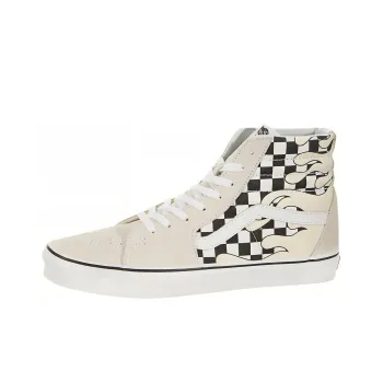 Vans SK8 Hi Checkerboard Flame
