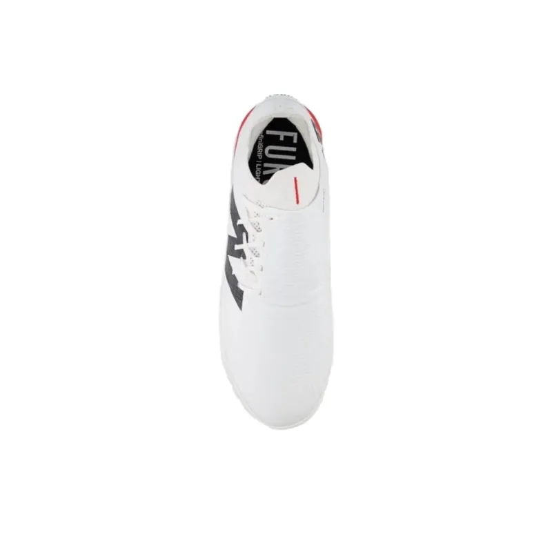 New Balance Furon V7 TF Turf Anti Slip Wear Resistant Soccer Shoes Men's White-3