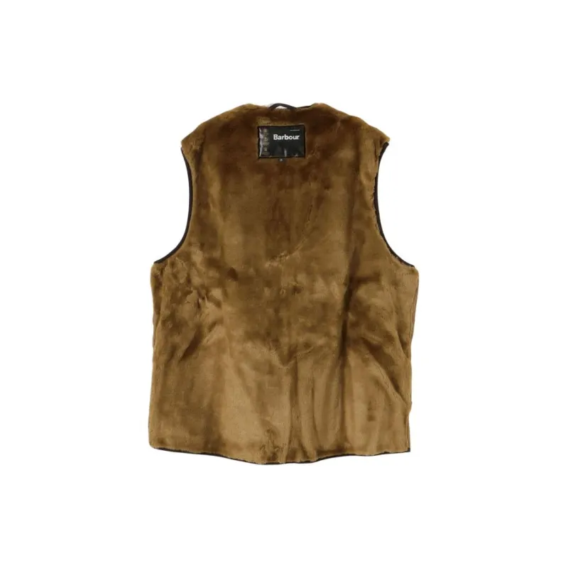 BARBOUR Stitched Zip Up Sleeveless Vest-1