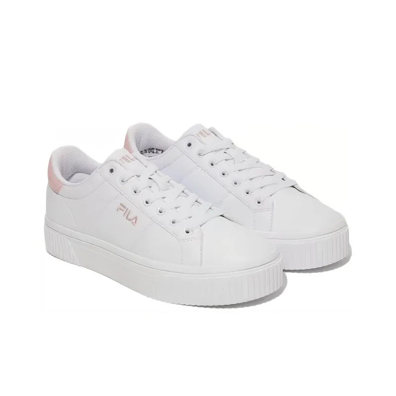 FILA Cushioning, Wear Resistant Low Top Skateboard Shoes Unisex White-2