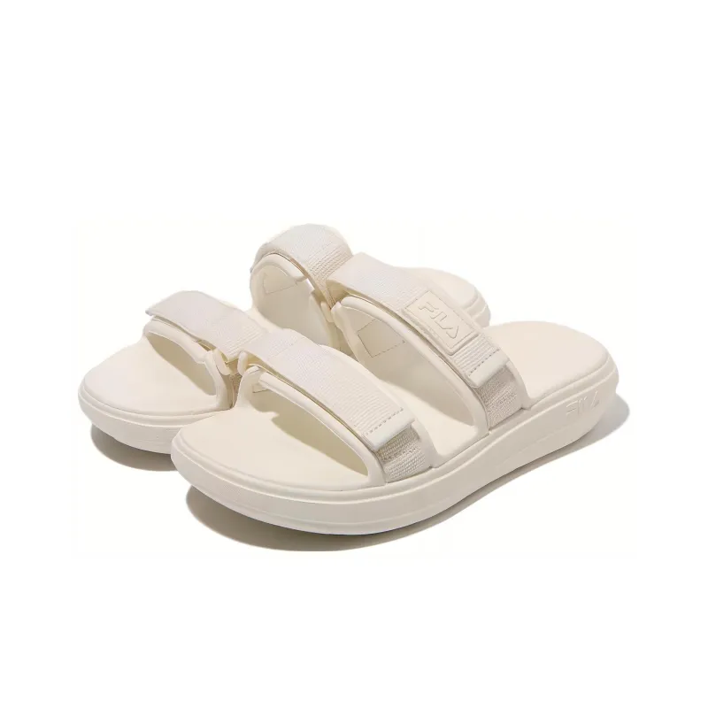 FILA Fong Sandals Rubber Sole Slide Slippers Unisex Beige-2