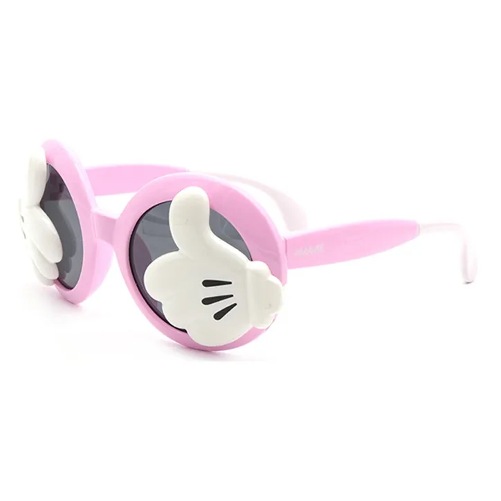 Disney Mickey Series TPEE Irregular Shape Sunglasses Kids' Pink Blue Red-14