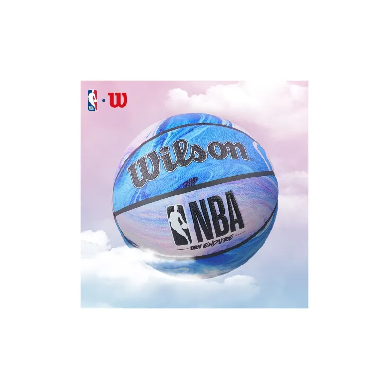 Wilson PU NBA DRV ENDURE Tie Dye Basketball, Butyl Liner, With Anti Counterfeit Code Blue Size 7 Training Unisex-2