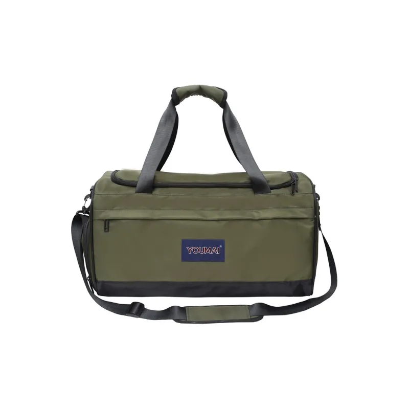 NIGEER Nylon Gym Bag Large Size Unisex Black/Dark Gray/Pink/Red/Green/Khaki/Blue-8
