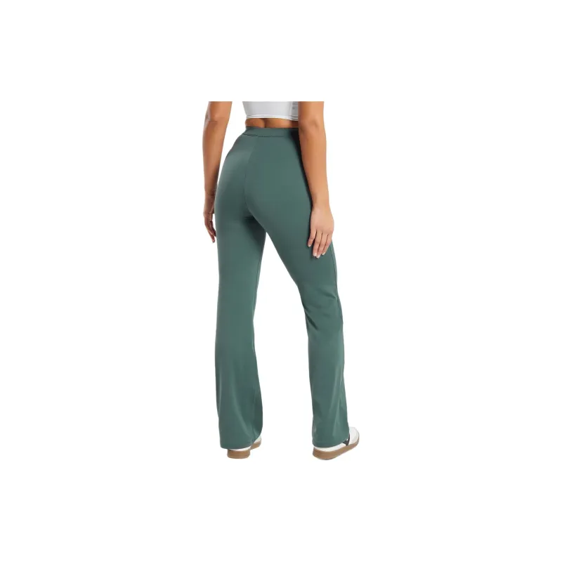 GYMSHARK EVERYDAY REGULAR FLARED LEGGINGS Casual Pants Women's Cyan-1