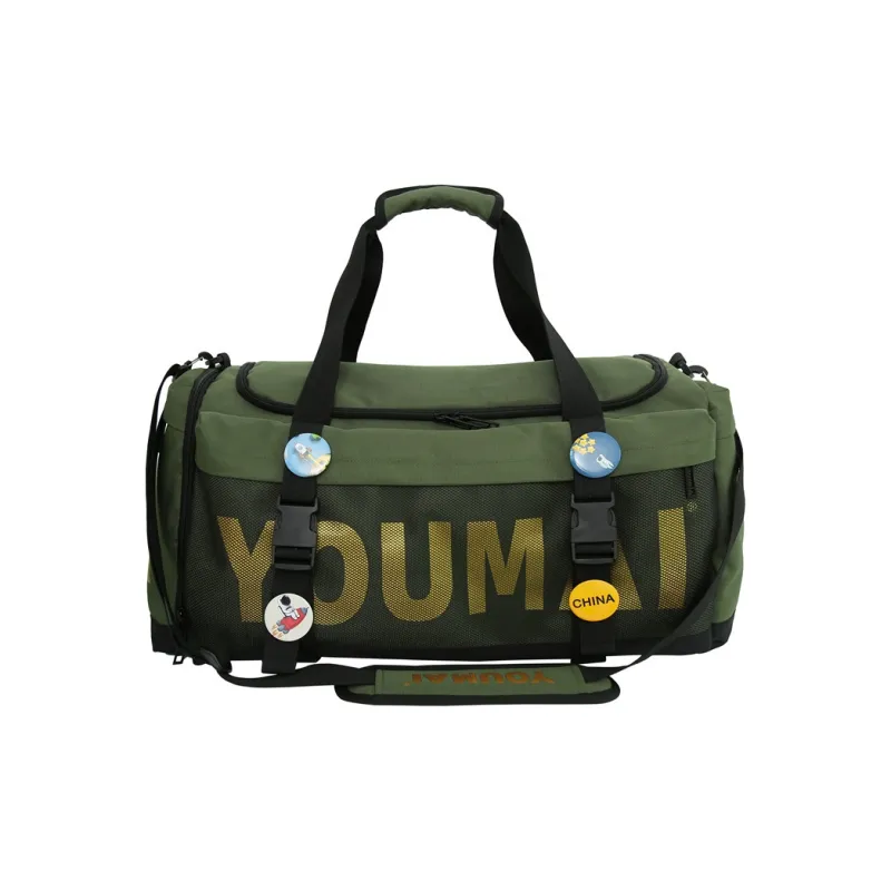 NIGEER Oxford Gym Bag Medium Size Unisex Black/Pink/Yellow/Army Green/Gray/Red/Turquoise-11