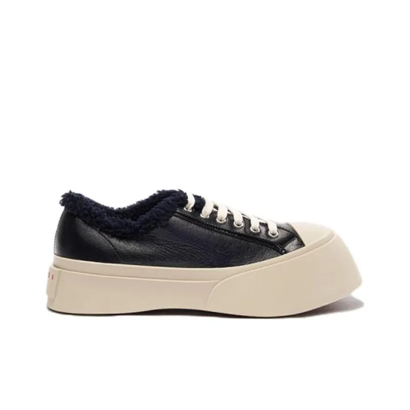 MARNI Pablo Stylish Skateboarding Shoes Women's Black-1