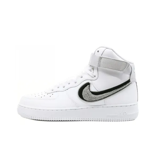 Nike Air Force 1 High 3D Chenille White Grey Black