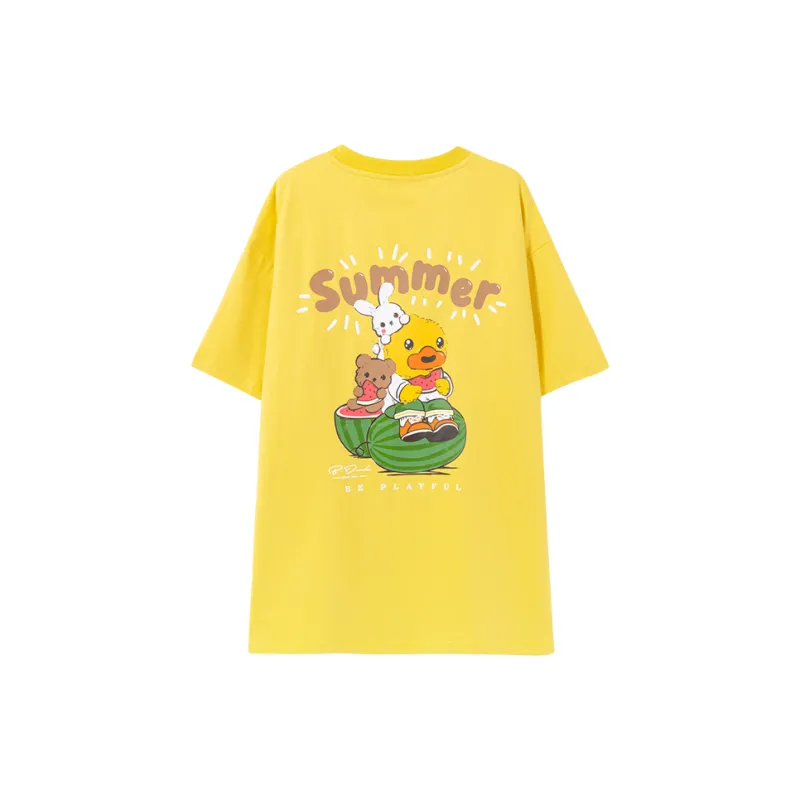 B.Duck T Shirts Women's Yellow-1