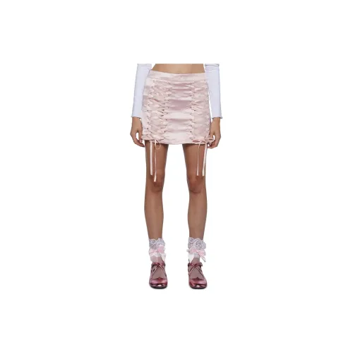 Dolls Kill Casual Short Skirts Women's Light Pink