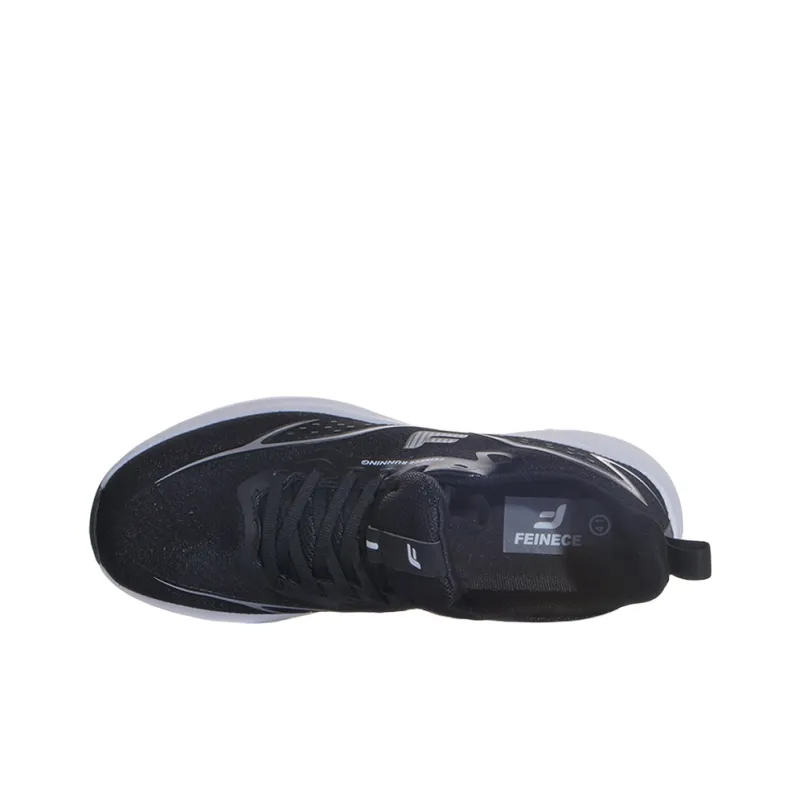 FEINECE Anti Slip And Wear Resistant Breathable Low Top Running Shoes Unisex Black-2