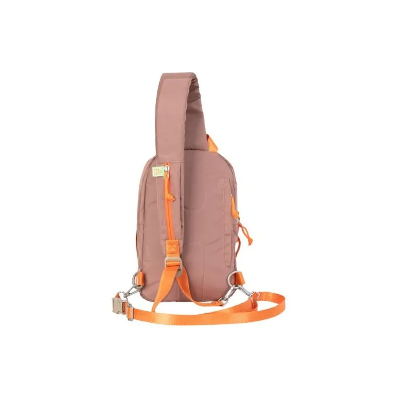 Doughnut Nylon Shoulder Bag Unisex Chestnut-2