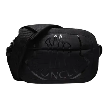 Moncler Logo Printed Zip-Up Camera Bag