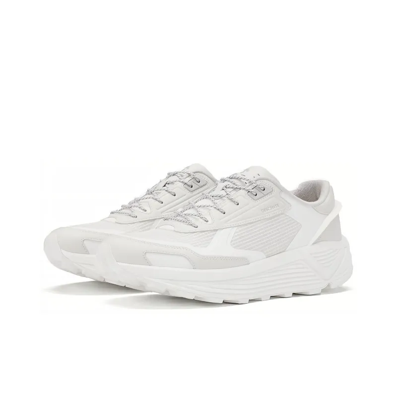 DESCENTE DUALIS Breathable Lightweight Low Top Casual Shoes Women's White-1