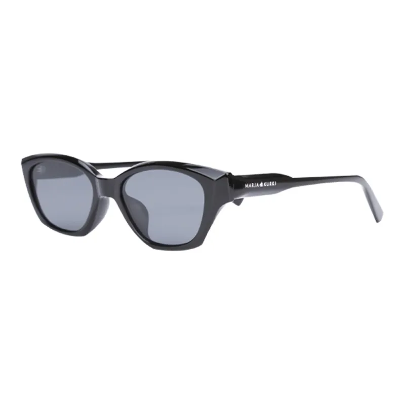 MARJAKURKI Plate Frame Round Sunglasses Unisex-1