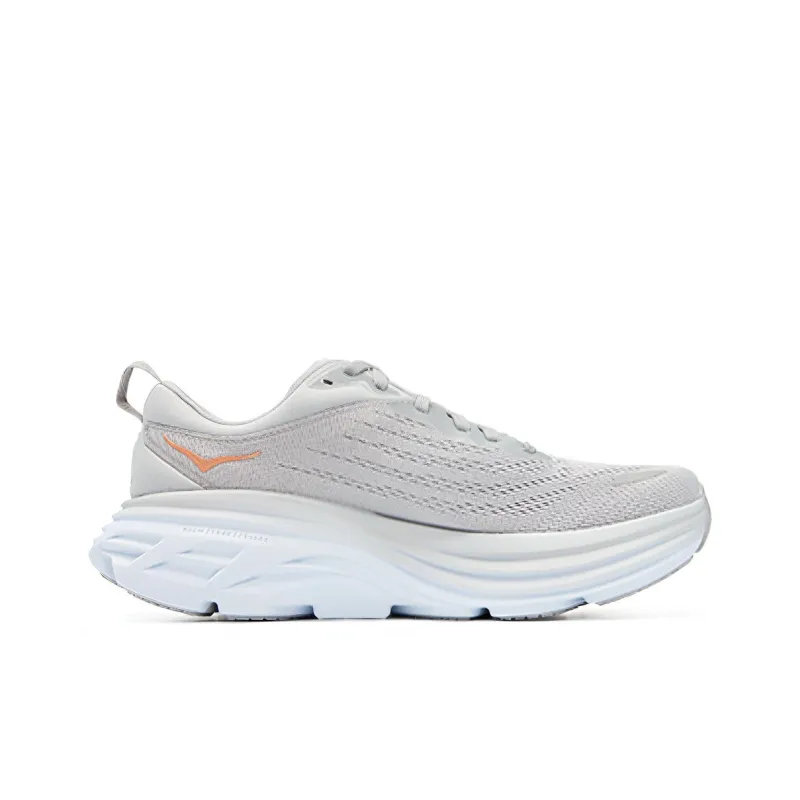 HOKA ONE ONE Bondi 8 Wide D 'Light Grey Orange' Women's-1