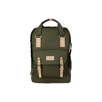 Doughnut Recycled Polyester Backpack Large Size Unisex Army Green