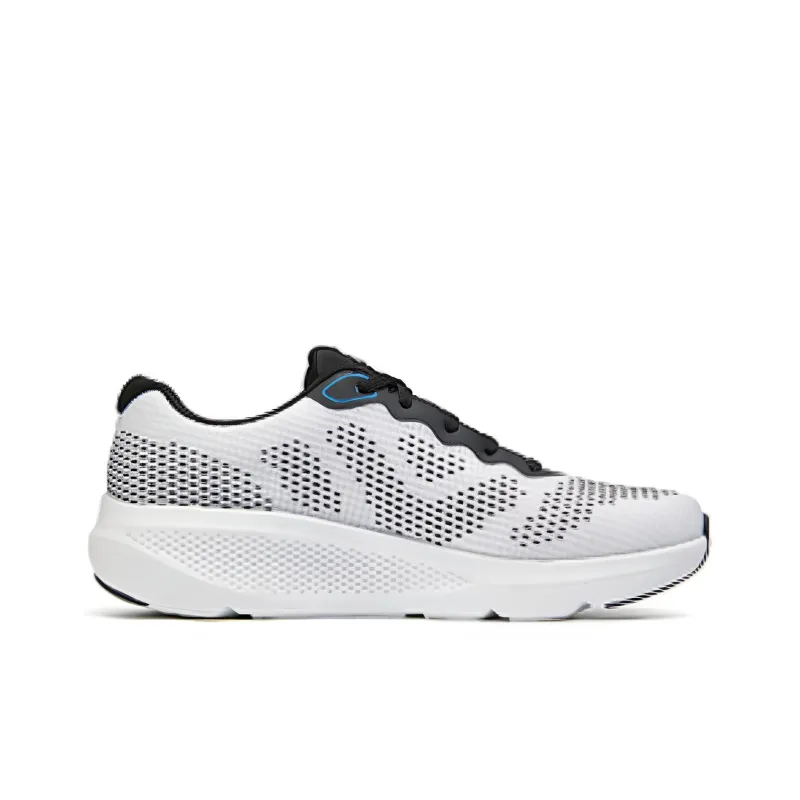 Skechers GO RUN Elevate Cushioning Slip Resistant Low Top Casual Running Shoes Men's White Black-1