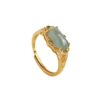 Xiaoyinjiang Ice Type Jadeite Rings Women's