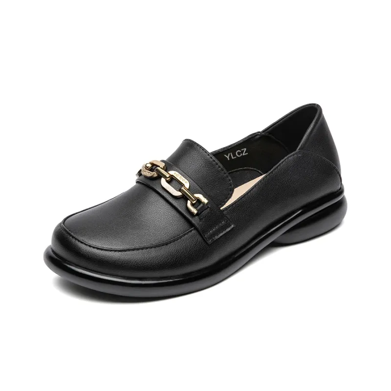 Captain illy Loafers Women's Black, Yellow-1