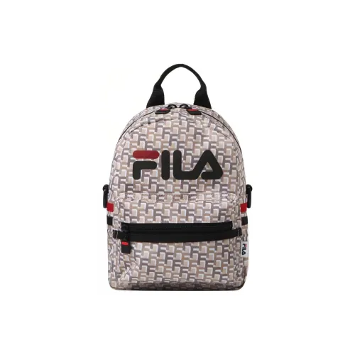 FILA Polyester Backpack Mini Unisex Beige