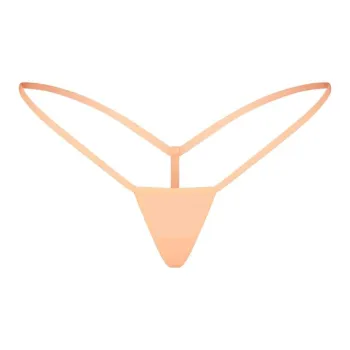 SKIMS FITS EVERYBODY MICRO THONG Underpants Women's 1 Pack Faded Nectar