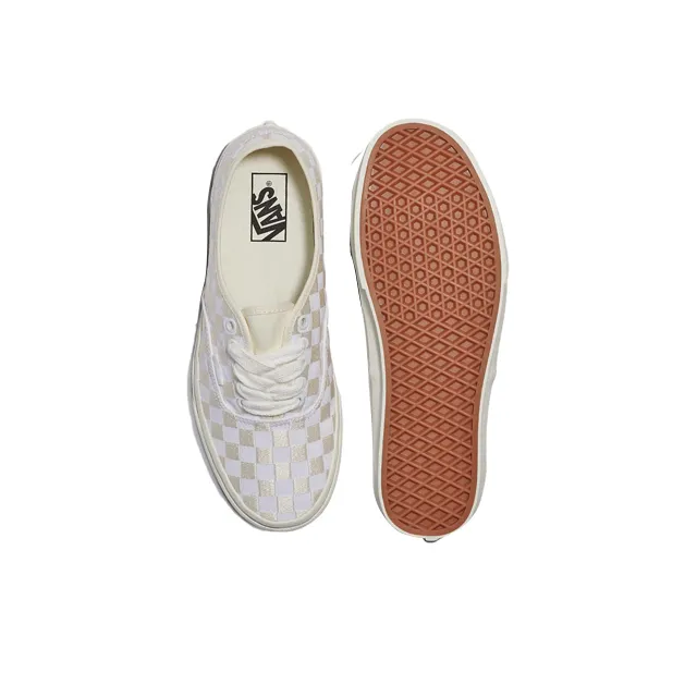 Authentic Vans 'Embroidered Checkerboard - White'-4
