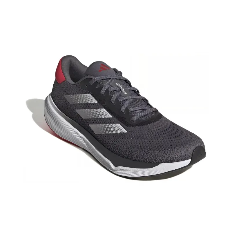 Adidas Supernova Stride Grey Cloud White Better Scarlet-2
