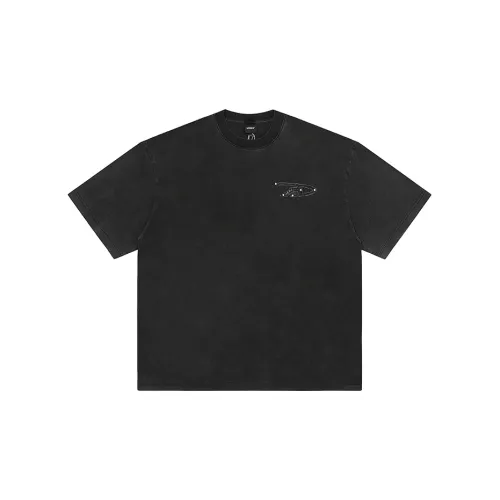 A Chock T-Shirts Unisex Washed Black