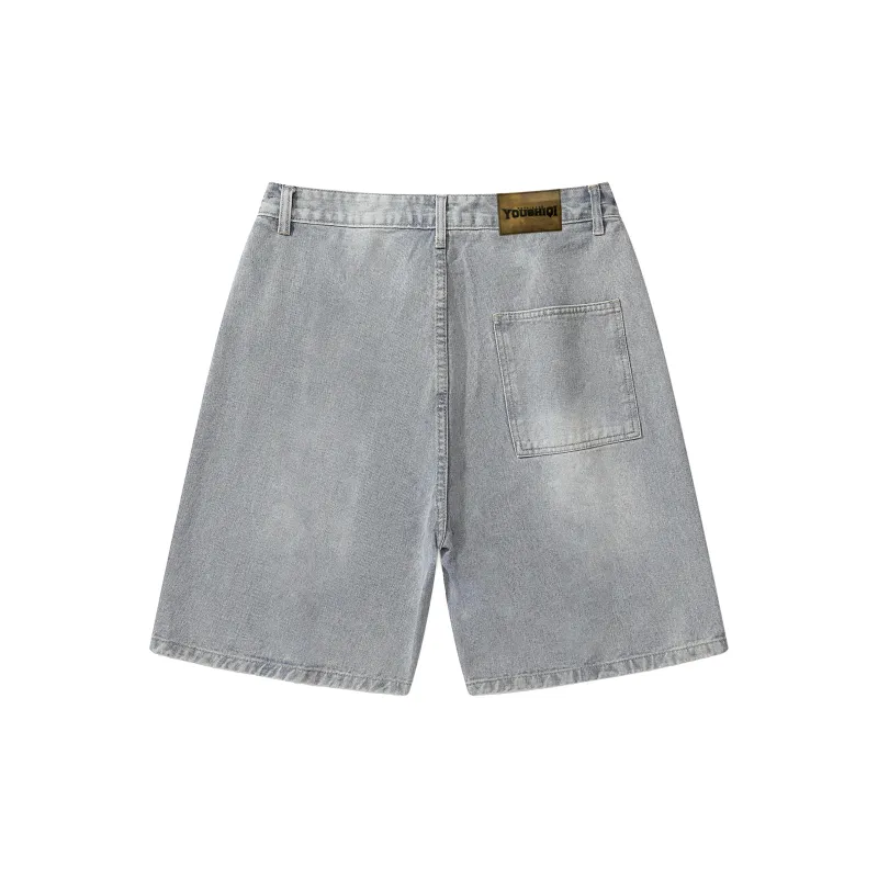 YOUSHIQI Denim Shorts Unisex-11