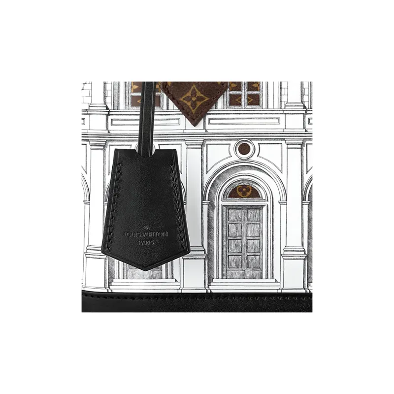 LOUIS VUITTON X Fornasetti Alma Bb Black/White-4
