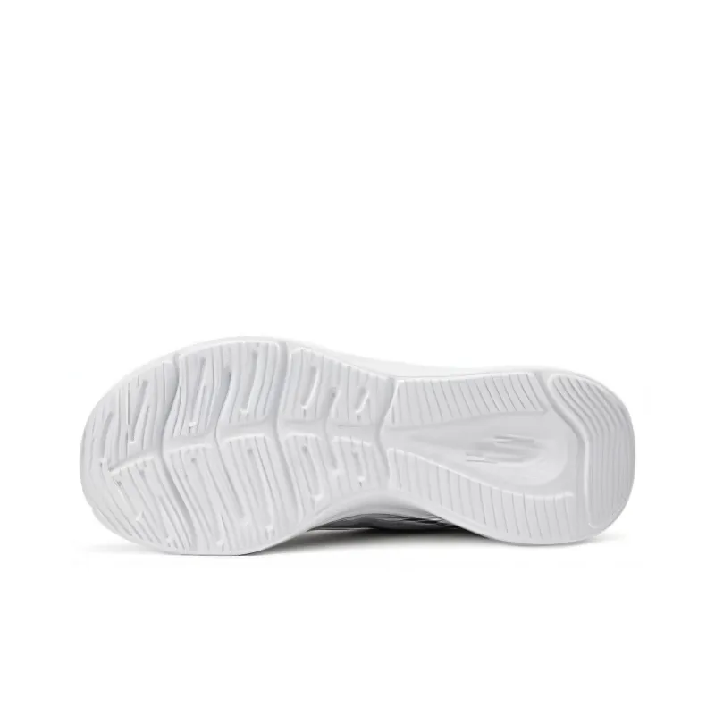 Skechers Shock Absorbers With Slip Resistant And Abrasion Resistant Properties Low Top Running Shoes Women's Light Gray-4