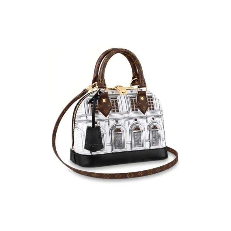 LOUIS VUITTON X Fornasetti Alma Bb Black/White-0
