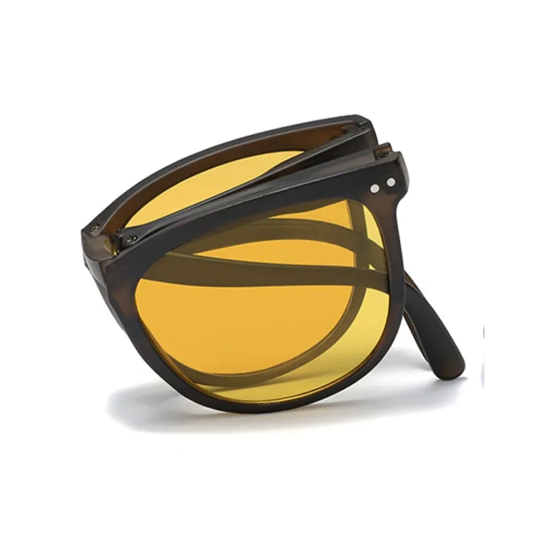 AAJF Round Portable Sunglasses Outdoor Travel Trendy Sunglasses Unisex-4
