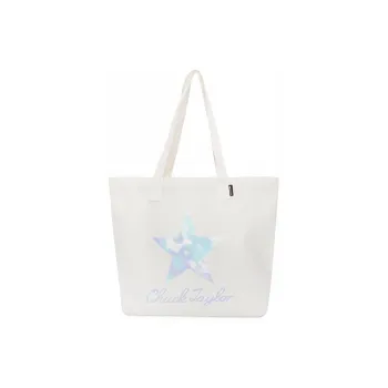 Converse Polyester Tote Bag Shopping Bag Shoulder Bags Handbags Regular Women's White