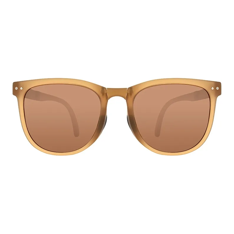 Ournor TR/Memory Plastic Square Sunglasses Unisex Black-7