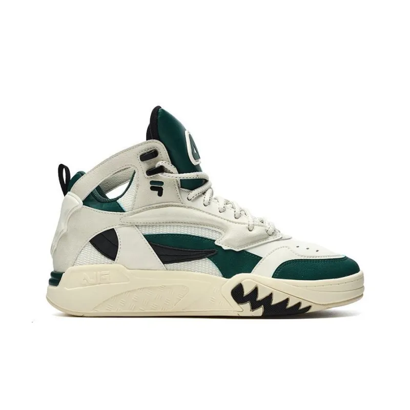 FILA FUSION Desperado Vintage Basketball Shoes 'White Green Black'-1