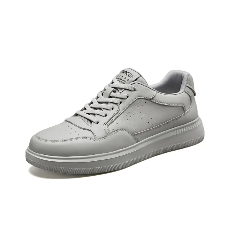 YEARCON Skateboard Shoes Men Low Top Gray-1