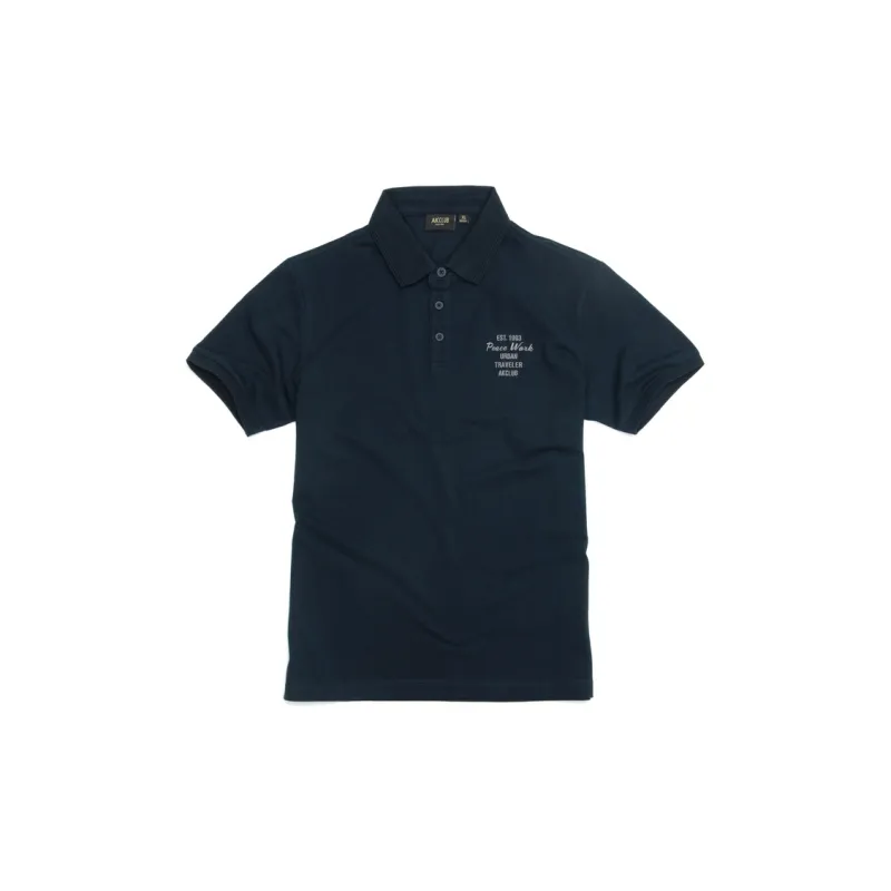 AKCLUB Free Cuba Series Polo Shirt Men's Navy Blue-0